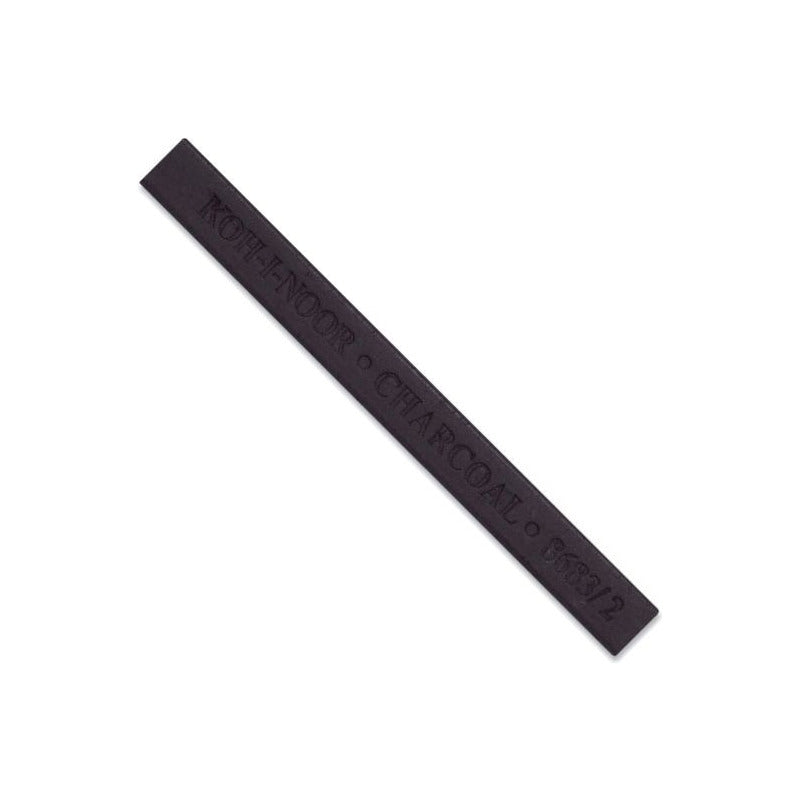 Koh-i-noor vierkante geperste houtskool, 7 × 7 mm, 75 mm