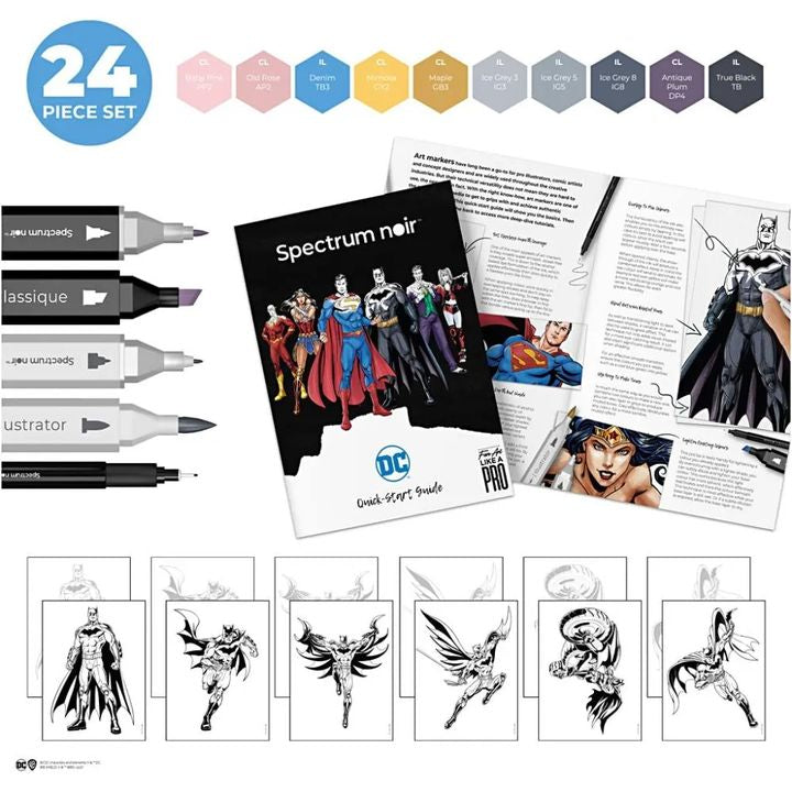 Spectrum Noir Fan Art illustratieset Batman – afbeelding 2