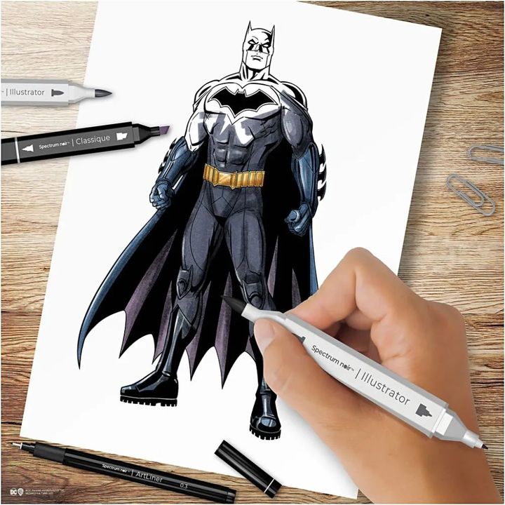 Spectrum Noir Fan Art illustratieset Batman – afbeelding 3