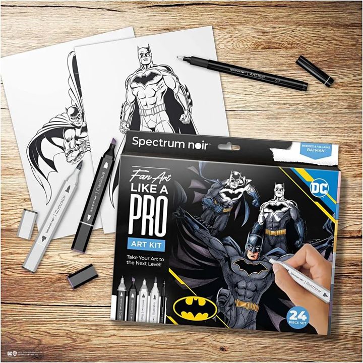 Spectrum Noir Fan Art illustratieset Batman – afbeelding 4