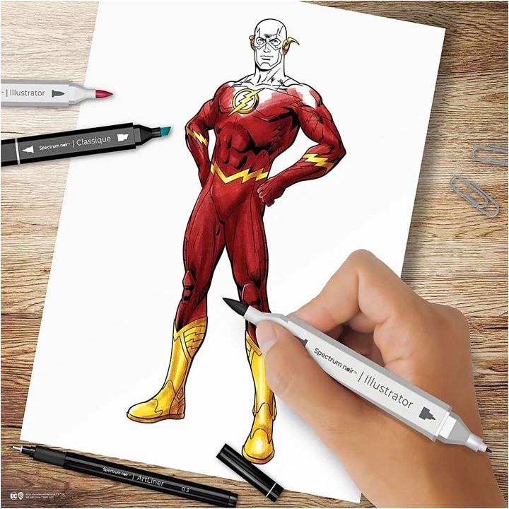 Spectrum Noir Fan Art illustratieset Flash – afbeelding 3