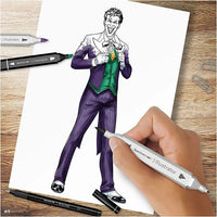 Spectrum Noir Fan Art illustratieset Heroes and Villains: The Joker – afbeelding 3