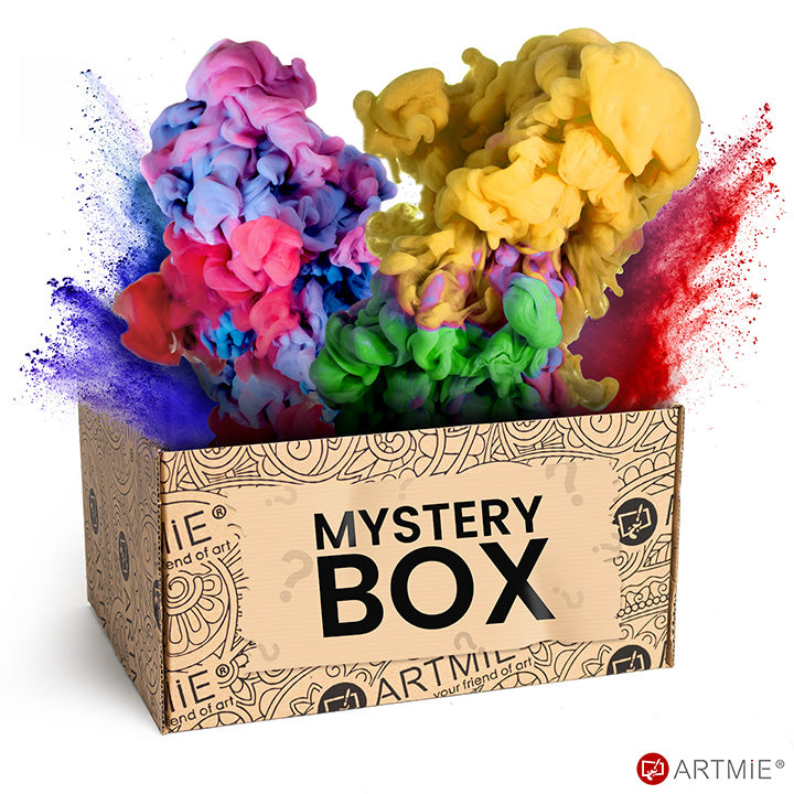 Mystery box met kunst- en hobbyspullen ARTMiE, 32,5 × 23 × 17 cm