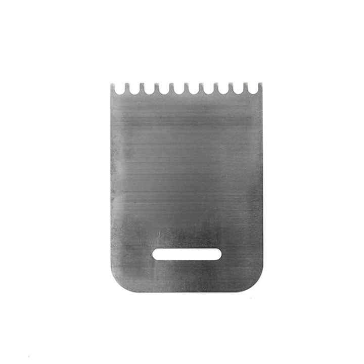 Structuurkam RGM 02 van staal, 11 × 8 cm