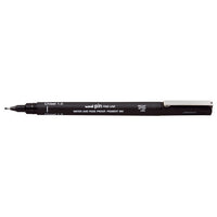 Black creative UNI PIN fineliner with a chisel tip | various thicknesses — image 1