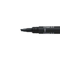 Black creative UNI PIN fineliner with a chisel tip | various thicknesses — image 4
