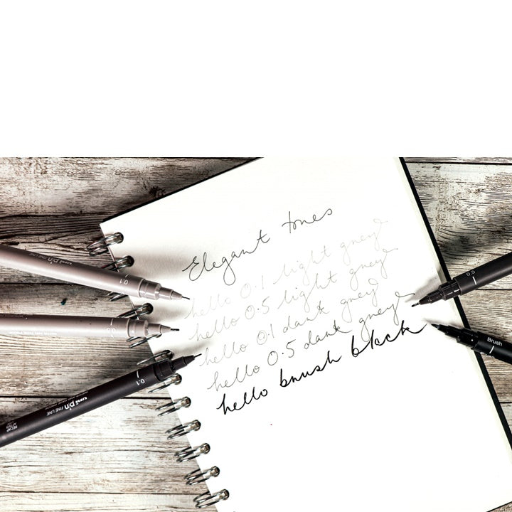 UNI PIN Elegant Tones Fineliner Marker Set of 5, image 2
