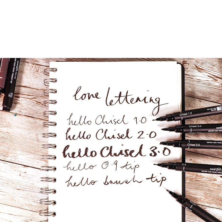 UNI PIN Fineliner Marker Set for Love Lettering, Set of 5 - image 2