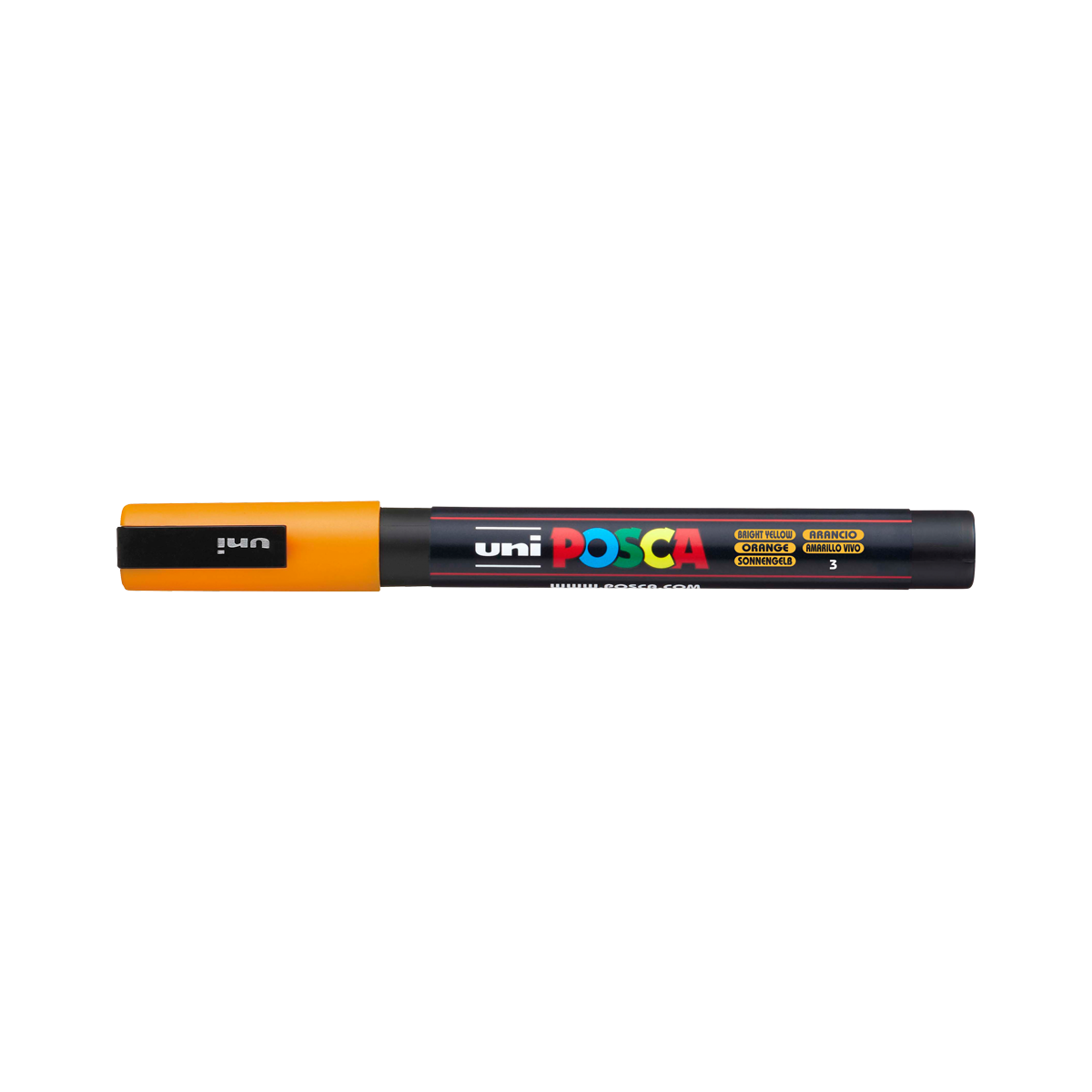 Posca PC-3M verfstift, 0,9–1,3 mm, helder geel (3) – afbeelding 2