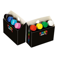 Posca MOP’R PCM-22 verfstiftenset, 8 stuks, 3–19 mm – afbeelding 2