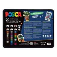 Posca acrylmarkers set, verschillende uitvoeringen – afbeelding 2