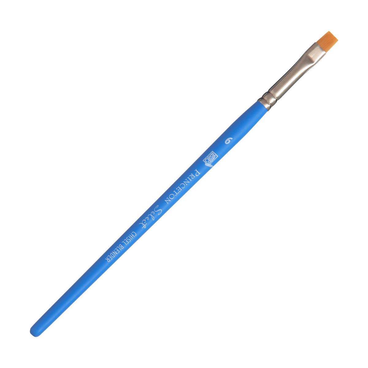 Plat penseel Princeton Select Chisel Blender, korte steel