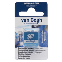 Van Gogh aquarelverf in halve napjes 2 ml – Ceruleumblauw