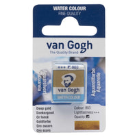 Van Gogh aquarelverf in halve napjes 2 ml – Donkergoud