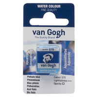 Van Gogh aquarelverf in halve napjes 2 ml – Ftaloblauw