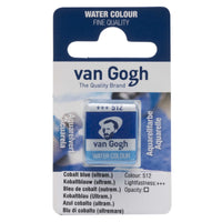 Van Gogh aquarelverf in halve napjes 2 ml – Kobaltblauw ultramarijn