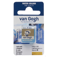 Van Gogh aquarelverf in halve napjes 2 ml – Lichtgoud