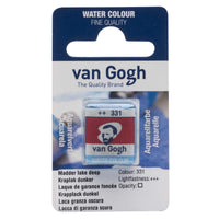 Van Gogh aquarelverf in halve napjes 2 ml – Meekraplak donker