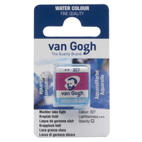 Van Gogh aquarelverf in halve napjes 2 ml – Meekraplak licht