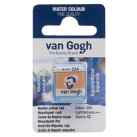 Van Gogh aquarelverf in halve napjes 2 ml – Napelsgeel roodachtig