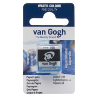 Van Gogh aquarelverf in halve napjes 2 ml – Payne's grijs
