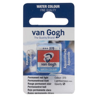 Van Gogh aquarelverf in halve napjes 2 ml – Permanentrood licht