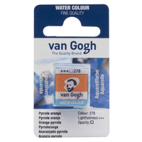 Van Gogh aquarelverf in halve napjes 2 ml – Pyrroloranje