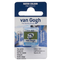 Van Gogh aquarelverf in halve napjes 2 ml – Sapgroen