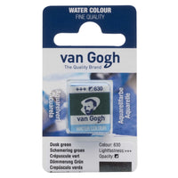 Van Gogh aquarelverf in halve napjes 2 ml – Schemergroen