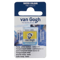 Van Gogh aquarelverf in halve napjes 2 ml – Transparantgeel middel