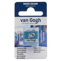 Van Gogh aquarelverf in halve napjes 2 ml – Turkooisblauw