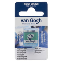 Van Gogh aquarelverf in halve napjes 2 ml – Turkooisgroen