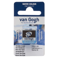 Van Gogh aquarelverf in halve napjes 2 ml – Van Dyckbruin