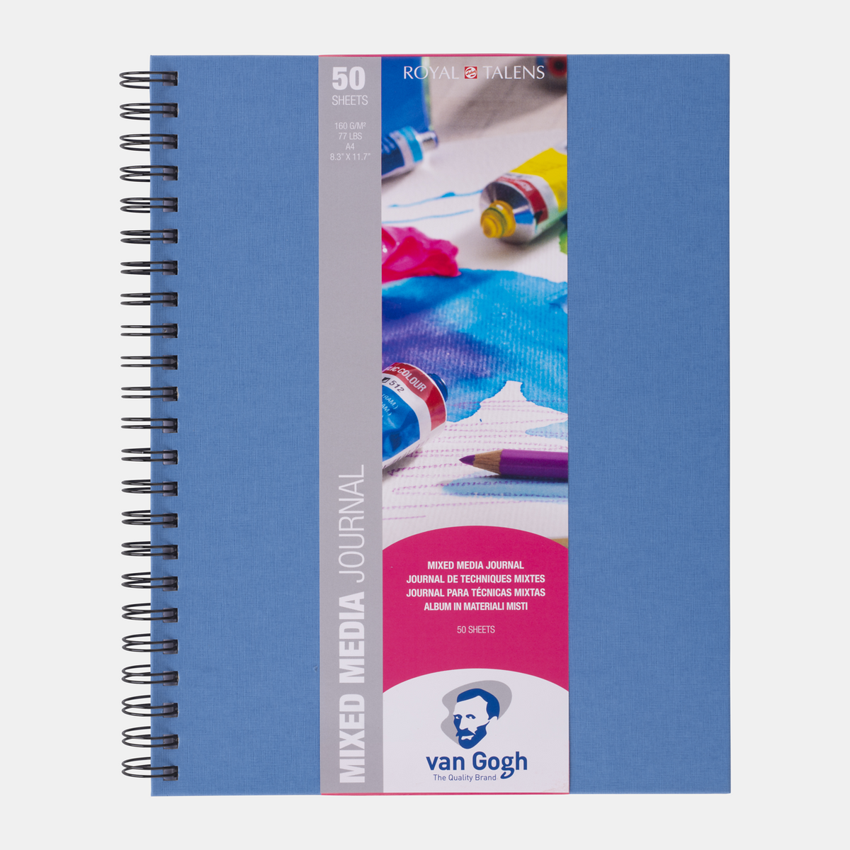Van Gogh mixed-mediablok 160 g/m², 50 vellen