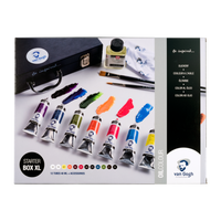 Van Gogh olieverf startset XL, 12 × 40 ml met accessoires