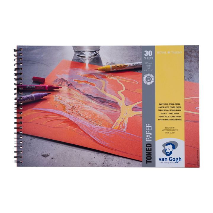 Van Gogh Toned Paper Earth Red | various sizes — image 2
