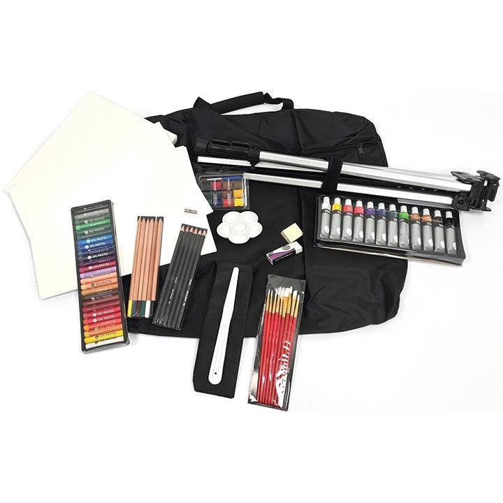 Daler-Rowney schilderset met aluminium ezel, 115-delig – afbeelding 3