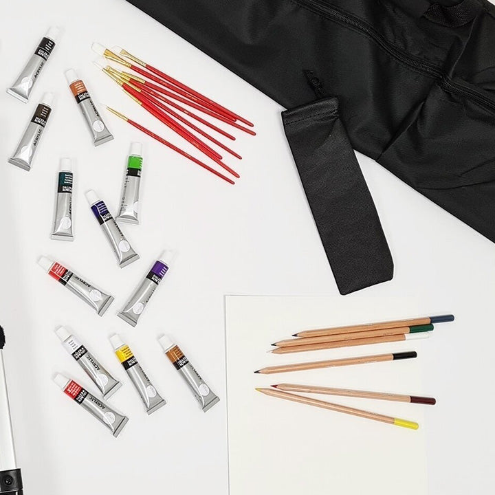 Daler-Rowney schilderset met aluminium ezel, 115-delig – afbeelding 5