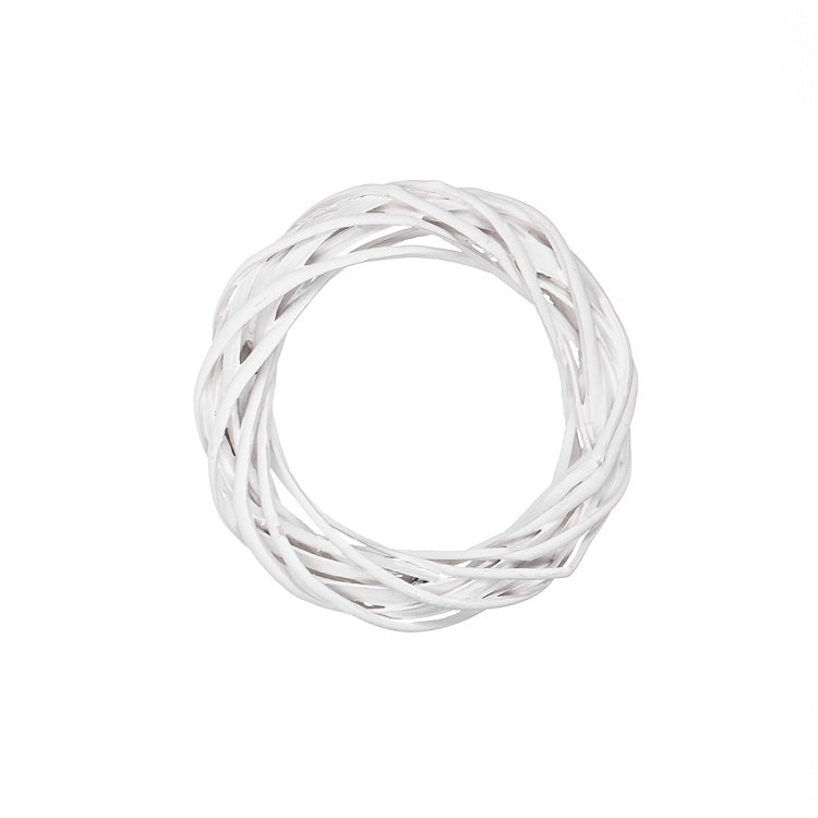 DP Craft krans van twijgen wit, 15 of 36 cm – afbeelding 2