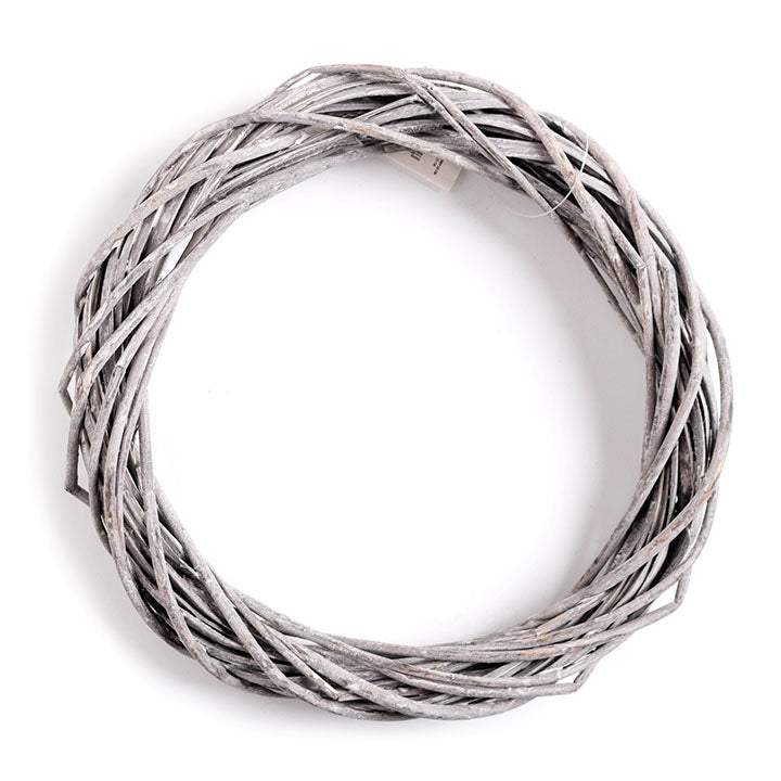 DP Craft krans van twijgen grijs, 25 of 36 cm – afbeelding 3