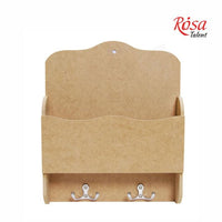 Rosa Talent MDF sleutelrek met postvak 20 × 5,5 × 30 cm