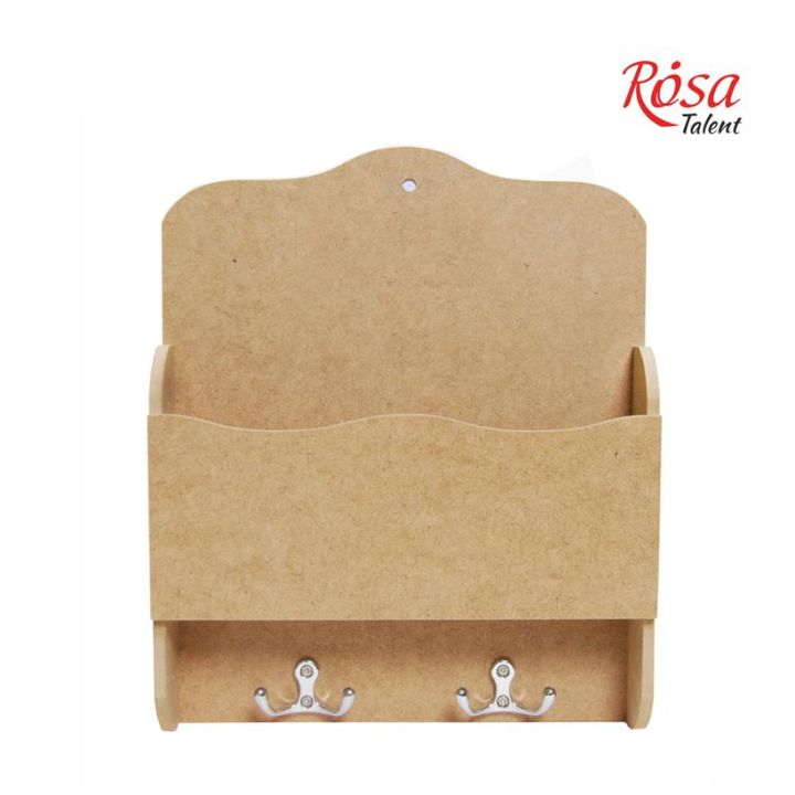 Rosa Talent MDF sleutelrek met postvak 20 × 5,5 × 30 cm