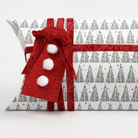 Creativ Company papieren kerstdoos met kerstboompjes, 3 stuks – afbeelding 3