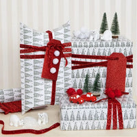 Creativ Company papieren kerstdoos met kerstboompjes, 3 stuks – afbeelding 4