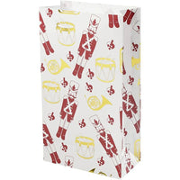 Papieren kersttasjes met notenkraker, 8 stuks, 12 × 21 × 6 cm