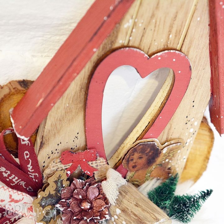 Besneeuwde mini-kerstboompjes DP Craft, 6 stuks – afbeelding 3