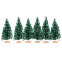 Besneeuwde mini-kerstboompjes DP Craft, 6 stuks – afbeelding 4