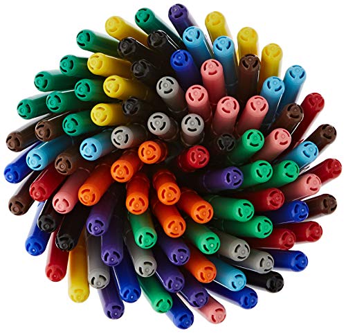 Viltstiften Giotto Turbo Color fijn, 96 stuks