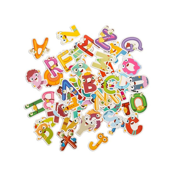DP Craft vinylstickers gekleurd alfabet, 50 stuks