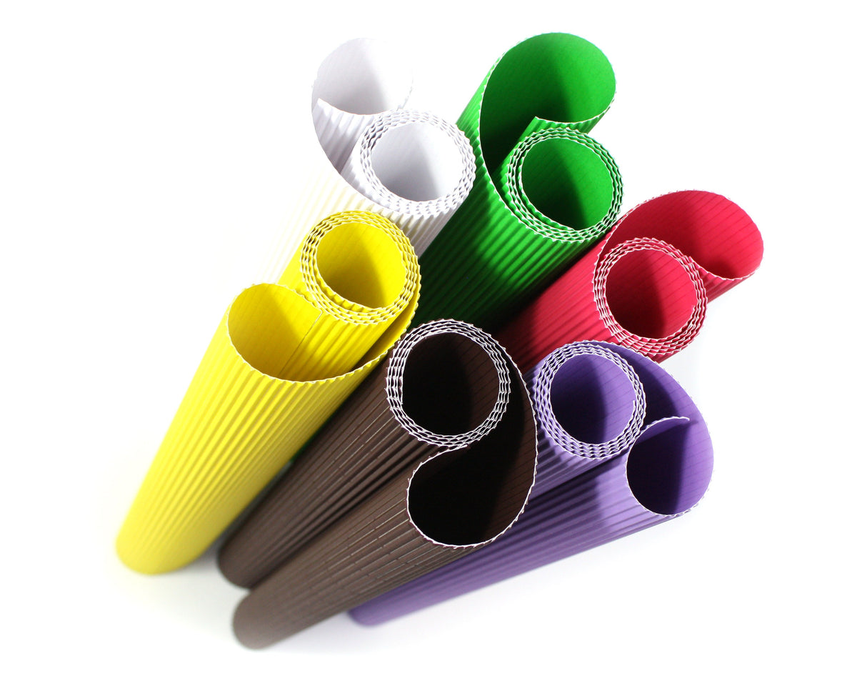 Gekleurd golfkarton 50 × 70 cm